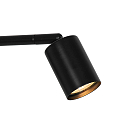 Wandleuchte EXPLORE LONG, GU10, IP20, schwenkbar, schwarz