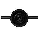 Nordlux Pendelleuchte LILLY, 5-flammig, E14, IP20, schwarz / Glas opalwei�