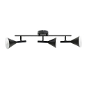 Nordlux Deckenleuchte KELVIS, 3-flammig, GU10, IP20, schwarz