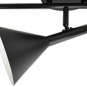 Nordlux Deckenleuchte KELVIS, 3-flammig, GU10, IP20, schwarz