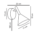 Nordlux Wandleuchte KELVIS, GU10, IP20, schwarz