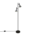 Nordlux Stehleuchte KELVIS, 2x GU10, IP20, schwarz