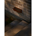 Nordlux LED Solar-Wandleuchte MARCELLIO, IP54, Aufbau, mit Sensor, 5W 3000K 400lm, braun
