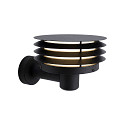 Outdoor Wandleuchte CIRELLA, E27, IP54, seaside schwarz