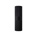 Nordlux Au�enwandleuchte KYKLOP RIPPLE MAXI, IP54 IK05, 2x E27, Metall gerippt / Glas, schwarz