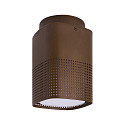 Nordlux Outdoor Deckenleuchte SIDARA, IP54 IK05, eckig, E27, Schirm perforiert, Seeluft-best�ndig, Aluminium, metallisch braun