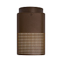 Nordlux Outdoor Deckenleuchte SIDARA, IP54 IK05, eckig, E27, Schirm perforiert, Seeluft-best�ndig, Aluminium, metallisch braun