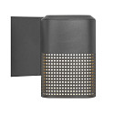 Nordlux outdoor wall luminaire SIDARA E27 IP54, seaside anthracite dimmable