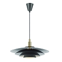 pendant luminaire BRETAGNE 38 G9 IP20, grey dimmable