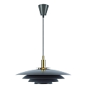 pendant luminaire BRETAGNE 38 G9 IP20, grey dimmable