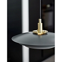 pendant luminaire BRETAGNE 38 G9 IP20, grey dimmable