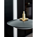 pendant luminaire BRETAGNE 38 G9 IP20, grey dimmable