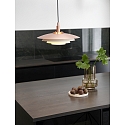pendant luminaire BRETAGNE 38 G9 IP20, copper, white 