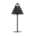 design for the people by Nordlux design for the people by Nordlux Table lamp STRAP, height 55cm, shade � 25cm, E27, black