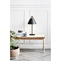 design for the people by Nordlux design for the people by Nordlux Table lamp STRAP, height 55cm, shade � 25cm, E27, black