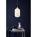 Nordlux Nordlux Pendant luminaire MILFORD 20, shade � 20cm, height 33.5cm, pendulum 300cm, E27, opal glass