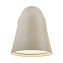 Nordlux outdoor wall luminaire FRONT SINGLE GU10 IP44, sand coloured 