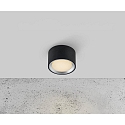 Nordlux LED Deckenleuchte / Downlight FALLON, � 10cm / H�he 6cm, 5.5W 2700K 500lm 110�, 3-Step MOODMAKER Dimmung, schwarz