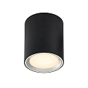 LED Aufbau-Downlight FALLON LONG, IP20, � 10cm / H�he 12cm, 5.5W 2700K 500lm 110�, 3-Step MOODMAKER Dimmung, schwarz