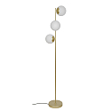 Nordlux Stehleuchte LILLY, 3x E14, IP20, messing / Glas opalwei�