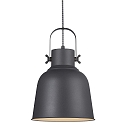 Pendelleuchte ADRIAN 25, IP20, � 25cm, E27, Metall mit Stoffkabel, verstellbar, anthrazit