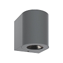 Nordlux LED Outdoor Wandleuchte CANTO 2, IP44, 12W 3000K 500lm 2x120�, grau