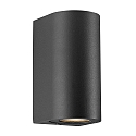 wall luminaire CANTO MAXI 2 UP/DOWN GU10 IP44, seaside black 