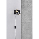 Nordlux Wall spot LOTUS, E14, IP20, black/gold