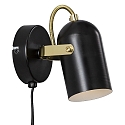 Nordlux Wall spot LOTUS, E14, IP20, black/gold