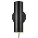 Nordlux design for the people by Nordlux Wandstrahler MIB 6, GU10 max. 8W, IP20, schwenkbar 90�, Schwarz