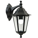 Nordlux Wandleuchte CARDIFF DOWN Au�enleuchte, E27, IP44, schwarz