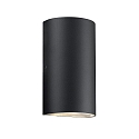 Nordlux LED Au�enleuchte ROLD LED Wandleuchte, oval, 2x 5W LED, 3000K, 750lm, IP44, schwarz
