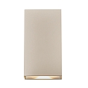 LED Outdoor Wandleuchte ROLD KUBI, 10,5W, 3000K, 350lm, IP54, Champagne