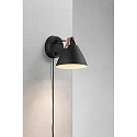 design for the people by Nordlux design for the people by Nordlux Wandleuchte STRAP 15, GU10, schwarz