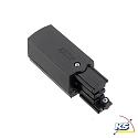 Zubeh�r f�r 3-Phasen Stromschiene GLOBALtrac� PRO - End-Einspeisung XTS 12 - Links, Schwarz
