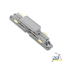 Zubeh�r f�r 3-Phasen Stromschiene GLOBALtrac� PULSE - L�ngsverbinder XTSC 621, DALI steuerbar, Grau