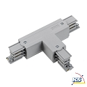 3-phase T-connector GLOBALtrac� PRO - XTS 37 left, current conduction inside, grey