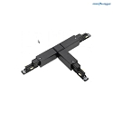 3-phase T-connector GLOBALtrac� PULSE - XTSNC 640 DALI controllable, right, current conduction inside, black