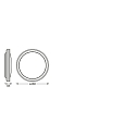 Ledvance LED Deckenleuchte SMART+ WIFI ORBIS CEILING CIRCLE, IP20 IK03, � 46cm, 28W RGB + 3000-6500K 750lm 110�, wei�