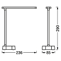 Ledvance PANAN FOLD DIM USB WT