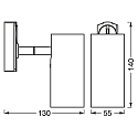 Ledvance TRACKLIGHT SPOT CYLINDER BK GU10