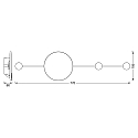 Ledvance DECOR PERCHERO GREY 770 830 GR