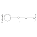 Ledvance DECOR PERCHERO CHROME850 830IP44CHR