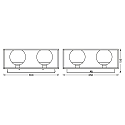 Ledvance DECOR SQUAREPLATE 350X350IP44BK4XG9