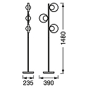 Ledvance DECOR MEMPHIS FLOOR BK GD 3XG9