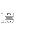 Ledvance ENDURA STYLE SOLAR TOSSA WALLSEN830