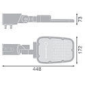 Ledvance SL AREA SPD SMV 30W765 RV20STGYFS1