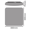 Ledvance SF SQUARE 330 SEN V 24W 830 IP44