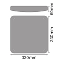 Ledvance Ersatz-Abdeckung SF SQUARE 330 COVER