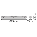 Ledvance Feuchtraum-Wannenleuchte DP HOUSING 600 P, IP65, 1xG13 T8 (exkl.)